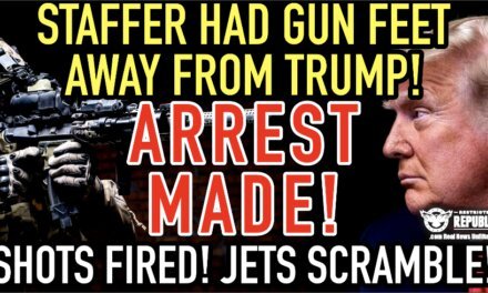 Staffer Reportedly Had GUN Feet Away From Trump! Arrest Made! Shots Fired! Jets Scramble! 